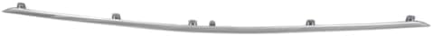 Front Bumper Molding Chrome Plastic Direct Replacement Compatible With 2015-2019 Nissan Versa NI1044110 620849KM0B