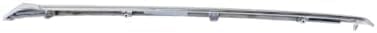 Set Of 2 Front Bumper Molding Chrome Left Driver & Right Passenger Side Direct Replacement Compatible With 2013-2016 Nissan Pathfinder NI1047102 NI1046102 620743KA0A 620753KA0A