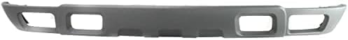 Front Bumper Upper Cover + Lower Valance Air Deflector + Extension Direct Replacement Compatible With 2003-2006 Chevrolet Silverado 2500HD 3500 GM1051109 GM1092200 GM1092173 15139804