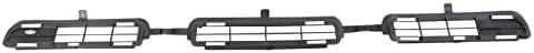 Front Grille Assembly Textured Shell And Insert + Bumper Upper & Lower Grilles Plastic Direct Replacement Compatible With 2009-2012 Toyota RAV4 TO1036114 TO1036115 TO1200315