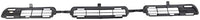 Front Grille Assembly Textured Shell And Insert + Bumper Upper & Lower Grilles Plastic Direct Replacement Compatible With 2009-2012 Toyota RAV4 TO1036114 TO1036115 TO1200315