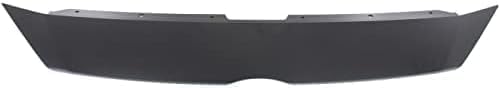 Front Bumper Upper Grille Cover Primed Plastic Direct Replacement Compatible With 2014-2016 Mazda 3 / Sport MA1201100 BJS75003351 BHN15003351
