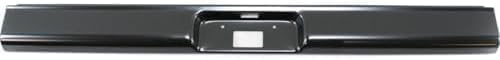 Rear Roll Pan Primed Steel with License Plate Holes & Light Kit Direct Replacement Compatible with 1973-1986 Chevrolet/GMC C/k Series REPC825511