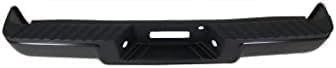 Rear Step Bumper Assembly Steel Without Rear Object Sensor Holes Direct Replacement Compatible With 2006-2008 Ford F-150 / Lincoln Mark FO1103137 8L3Z17906DPTM-PFM