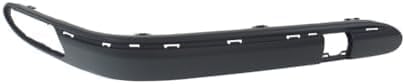 Set Of 2 Front Bumper Molding Primed Plastic Left Driver & Right Passenger Side Direct Replacement Compatible With 2001-2007 Mercedes Benz C-Class MB1059104 MB1058104