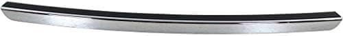 Rear Bumper Step Pad With Chrome Trim Plastic Direct Replacement Compatible With 2011-2017 Jeep Compass/Patriot CH1144101 68091514AA