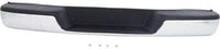 Front & Rear Bumper Chrome Steel + Grille + Upper Cover Textured + Lower Valance Direct Replacement Compatible With 2003-2014 Chevrolet Express/GMC Savana 1500/2003-2017 2500 3500
