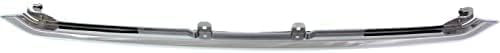 Front Hood Molding Chrome Plastic Direct Replacement Compatible With 2014-2016 Subaru Forester SU1235100 91121SG011