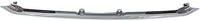 Front Hood Molding Chrome Plastic Direct Replacement Compatible With 2014-2016 Subaru Forester SU1235100 91121SG011