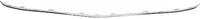 Front Bumper Trim Chrome Plastic Direct Replacement Compatible With 2015-2018 Mercedes Benz C300 MB1044123 2058850123-PFM 2058853123