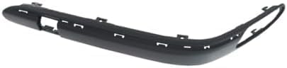 Set Of 2 Front Bumper Molding Primed Plastic Left Driver & Right Passenger Side Direct Replacement Compatible With 2001-2007 Mercedes Benz C-Class MB1059104 MB1058104