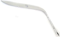 Set Of 2 Front Bumper Outer Cover Molding Chrome Plastic Left Driver & Right Passenger Side Direct Replacement Compatible With 1995-2001 BMW 7-Series BM1047104 BM1046104