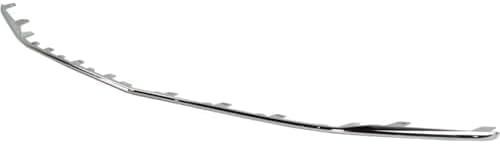 Front Bumper Molding Chrome Plastic Direct Replacement Compatible With 2015-2019 Cadillac ATS GM1044134 22879656