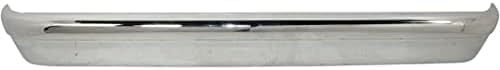 Front & Rear Bumper Face Bar Chrome Steel Direct Replacement Compatible With 2008-2014 Ford E-Series FO1002410 FO1102362 7C2Z17906F 8C2Z17757B