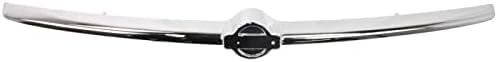 Front Bumper Molding Chrome Plastic Direct Replacement Compatible With 1998-1999 Nissan Altima NI1044102 620709E060