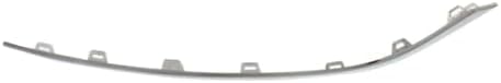 Set Of 2 Front Bumper Trim Chrome Plastic Left Driver & Right Passenger Side Direct Replacement Compatible With 2012-2015 Volkswagen Passat VW1046107 VW1047107
