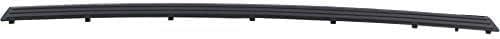 Rear Bumper Step Pad With Chrome Trim Plastic Direct Replacement Compatible With 2011-2017 Jeep Compass/Patriot CH1144101 68091514AA