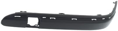 Set Of 2 Front Bumper Molding Primed Plastic Left Driver & Right Passenger Side Direct Replacement Compatible With 2001-2007 Mercedes Benz C-Class MB1059104 MB1058104