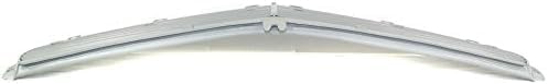 Front Grille Insert Silver Plastic Direct Replacement Compatible With 1977-1981 Mercedes Benz 280E / 1978-1985 300CD 1238880923