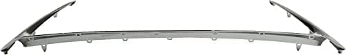Front Bumper Grille Molding Chrome Plastic Direct Replacement Compatible With 2016-2017 Lexus CT200h LX1216105 5312276020