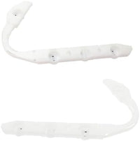Set Of 2 Rear Bumper Bracket Plastic Left Driver & Right Passenger Side Direct Replacement Compatible With 2008-2013 Nissan Rogue / 2014-2015 Rogue Select NI1143106 NI1142106