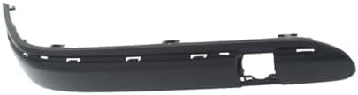 Set Of 2 Front Bumper Molding Primed Plastic Left Driver & Right Passenger Side Direct Replacement Compatible With 2001-2007 Mercedes Benz C-Class MB1059104 MB1058104