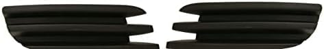 Set Of 2 Front Fog Light Covers Plastic Right Passenger & Left Driver Side Direct Replacement Compatible With 2008-2010 Chrysler Town & Country CH1039108 CH1038108 5113220AA 5113221AA