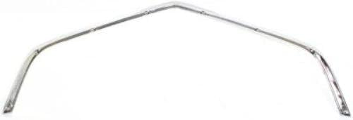 Front Grille Molding Chrome Direct Replacement Compatible With 2004-2005 Acura TSX AC1210106 71122SECA01