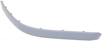 Set Of 2 Front Bumper Upper Molding Primed Plastic Left Driver & Right Passenger Side Direct Replacement Compatible With 2001-2003 BMW 5-Series BM1046105 BM1047105