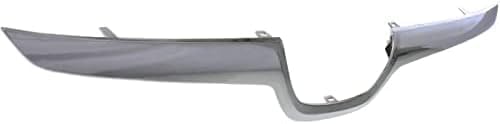 Front Grille Molding Center Chrome Plastic Direct Replacement Compatible With 2013-2015 Subaru XV Crosstrek SU1210100 91123FJ040