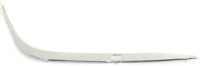 Set Of 2 Front Bumper Outer Cover Molding Chrome Plastic Left Driver & Right Passenger Side Direct Replacement Compatible With 1995-2001 BMW 7-Series BM1047104 BM1046104