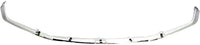 Front Grille Center Bar Molding Chrome Direct Replacement Compatible With 2004-2012 Chevrolet Colorado GM1210107 12335791
