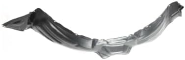 Set Of 2 Front Fender Liner Plastic Left Driver & Right Passenger Side Direct Replacement Compatible With 2004-2005 Toyota Sienna TO1249130 TO1248130 53875AE010 53876AE010