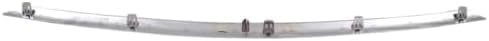 Front Bumper Molding Chrome Plastic Direct Replacement Compatible With 2015-2019 Nissan Versa NI1044110 620849KM0B