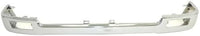 Front Bumper Face Bar Chrome Steel Direct Replacement Compatible With 1992-1995 Toyota Pickup TO1002104 5210135090