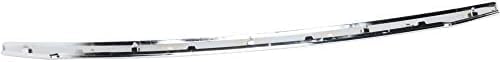 Front Grille Upper Molding Chrome Plastic Direct Replacement Compatible with 2011-2013 Honda Odyssey HO1217105 75105TK8A01