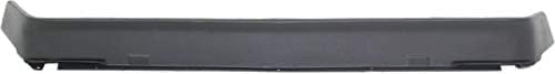 Front Bumper Chrome Steel With Molding Holes + Lower Valance Primed Direct Replacement Compatible With 1991-1994 Chevrolet S10 / Blazer / 1991 GMC S15 Jimmy / 1991-1993 Sonoma