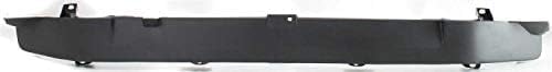 Front Bumper Chrome Steel With Top Pad Holes + Lower Valance Panel Primed Direct Replacement Compatible With 1986-1992 Nissan D21 / 1987-1992 Pathfinder NI1002107 NI1095102 6202209G25