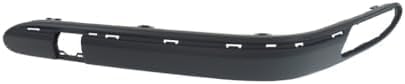 Set Of 2 Front Bumper Molding Primed Plastic Left Driver & Right Passenger Side Direct Replacement Compatible With 2001-2007 Mercedes Benz C-Class MB1059104 MB1058104