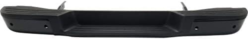 Rear Step Bumper Face Bar And Pad With Object Sensor Holes Primed Steel Direct Replacement Compatible With 2014-2017 Nissan NV Series Full Size Van NI1102167 850109JE0A