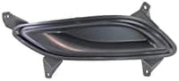 Set Of 2 Front Fog Light Cover Primed Plastic Left Driver & Right Passenger Side Direct Replacement Compatible With 2011-2013 Hyundai Sonata HY1039110 HY1038110 865243S000 865233S000