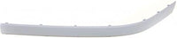 Set Of 2 Front Bumper Upper Molding Primed Plastic Left Driver & Right Passenger Side Direct Replacement Compatible With 2001-2003 BMW 5-Series BM1046105 BM1047105