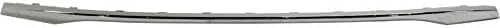 Front Bumper Molding Chrome Plastic Direct Replacement Compatible With 2013-2015 Honda Civic HO1044102 71108TR3A51