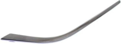 Front Bumper Molding Chrome Left Driver Side Direct Replacement Compatible With 2012-2015 Volkswagen Passat VW1046107 5618531012ZZ
