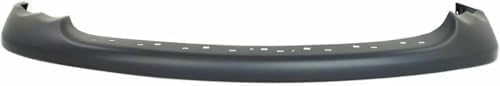 Front Bumper Primed + Upper Cover + Step Pad Molding + Lower Valance Air Dam Direct Replacement Compatible With 2002-2005 Dodge Ram 1500 2500 3500 CH1000338 CH1090125 CH1002377