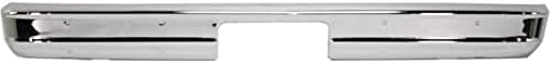 Rear Bumper Face Bar Chrome Steel Direct Replacement Compatible With 1973-1980 Chevrolet & GMC C/K Series GM1102287 6272566