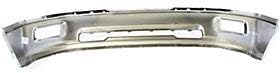 Front Bumper Face Bar Chrome Steel Direct Replacement Compatible With 2009-2012 Dodge Ram 1500 CH1002386 55112609AA 68206067AA
