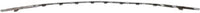 Front Bumper Molding Chrome Plastic Direct Replacement Compatible With 2015-2019 Cadillac ATS GM1044134 22879656