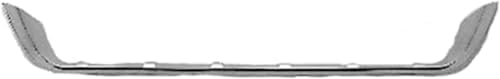 Front Bumper Cover + Lower Valance Air Dam Primed + Molding Chrome + Fog Light Cover Left & Right Side Direct Replacement Compatible With 2005-2007 Jeep Grand Cherokee CH1038112