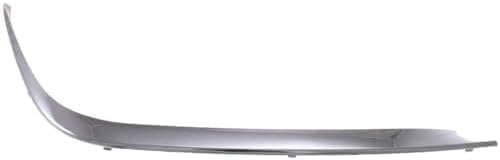 2 Front Bumper Outer Molding Chrome Plastic Left Driver & Right Passenger Side Direct Replacement Compatible With 1995-2001 BMW 7-Series BM1047103 BM1046103
